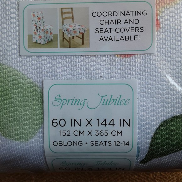 Spring Jubilee Floral Table Linen | New! 60x144" - Picture 6 of 10
